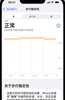 道里iPhone手机维修如何在iPhone开启'步行稳定性通知'