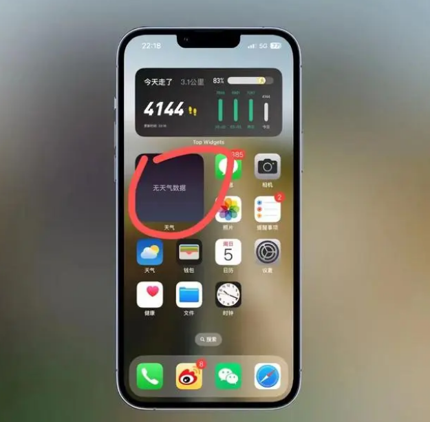 道里苹果手机维修分享:iOS16主屏幕天气小组件无法正常工作怎么办？ 