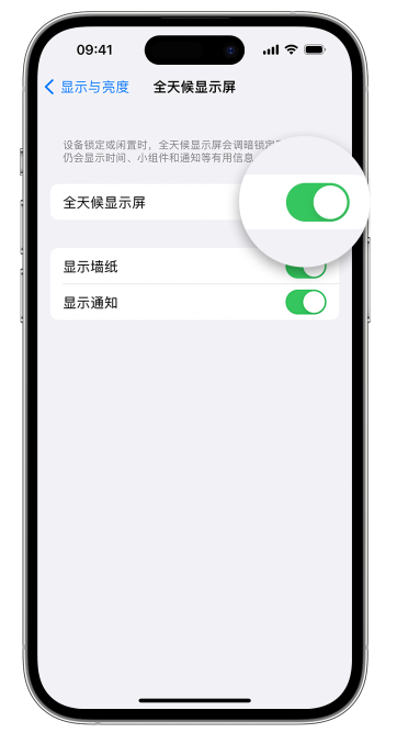 道里苹果14维修店分享如何自定义 iPhone 14 Pro 常亮显示屏 