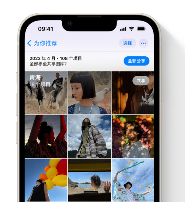 道里苹果维修网点分享在 iPhone 上使用共享图库 