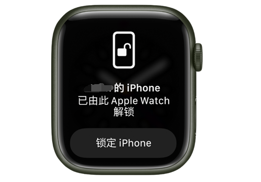 道里苹果手机维修分享用 AppleWatch 解锁配备面容 ID 的 iPhone方法 