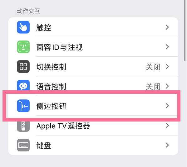 道里苹果14维修店分享iPhone14 Plus侧键双击下载功能关闭方法 