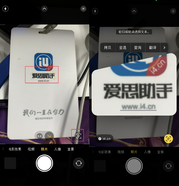 道里苹果手机维修分享升级iOS 16后如何通过相机翻译文本 